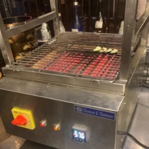 Lava Rock Grill Electric Operated Size (LXWXH) 18"X18"X8", Temp: 0 To 600 Degree C