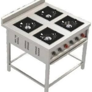 Four Burner Conti Range without Under Shelf Size (LXWXH) 34"X34"X34"+6", Casting 12"X12"