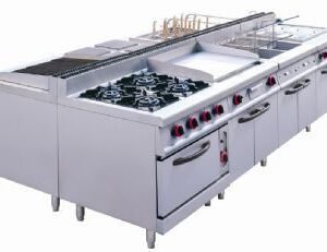Heavy Duty Western Cooking Range, Island Kitchen Size 12Ft X 7Ft