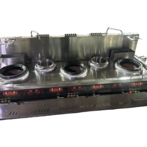 Hi Pressure Chinese Wok with Blower, Size (LXWXH) 80"X30"X32"+14" Thomson & Thomsons