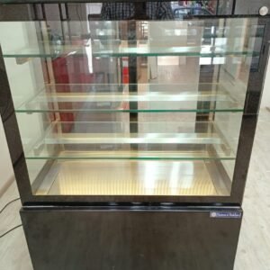 Cold Display Counter with Black Powder Coated Below Size (LXWXH) 30"X24"X50" Base + 3 Shelf