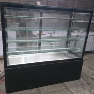 Cold Display Counter with Black Powder coated Below Size (LXWXH) 60"X24"X54" Base + 4 Shelf