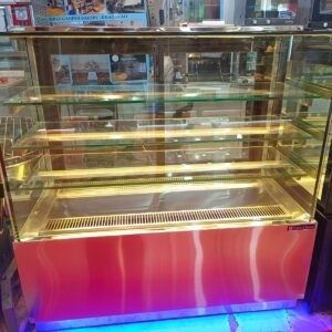 Cold Display Counter with Stainless Steel Base | Size 48" x 24" x 50" | 3-Shelf Design