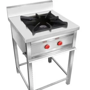 Single Burner Gas Range without Under Shelf Size (LXWXH) 18"X18"X30", Casting 16"X16"
