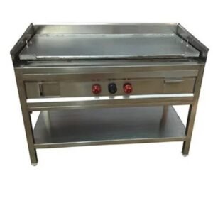 Hot Plate with 1 Under Shelf Gas Operated Size (LXWXH) 48"X24"X34"+6"