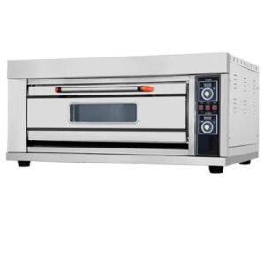 Ecolane Single Deck 1 Tray Electric Oven Digital Timer & Temp. Controller, Size (LXWXH): 39"X27"X16", Tray Size : 16"X24"