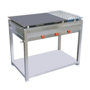 Chapati Plate with Puffer with 1 Under Shelf Gas Operated Size (LXWXH) 42"X24"X34"+6"