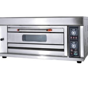 Ecolane Single Deck 1 Tray Gas Oven Digital Timer & Temp. Controller, Size (LXWXH): 43"X27"X26", Tray Size : 16"X24"