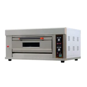 Ecolane Single Deck 2 Tray Gas Oven Digital Timer & Temp. Controller, Size (LXWXH): 54"X38"X26", Tray Size : 16"X24"