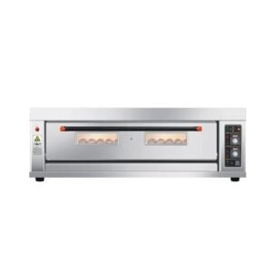 Ecolane Single Deck 3 Tray Gas Oven Digital Timer & Temp. Controller, Size (LXWXH): 73"X37"X28", Tray Size : 16"X24"