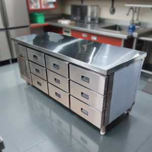 SS 9 DRAWER UNDER COUNTER REFRIGERATOR, THOMSON & THOMSONS SS 9 DRAWER UNDER COUNTER REFRIGERATOR, THOMSON & THOMSONS